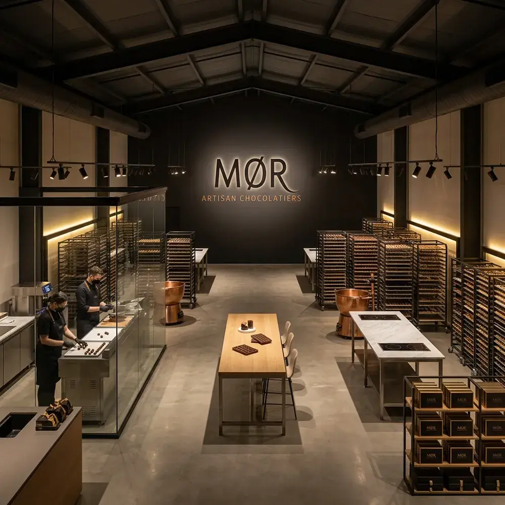 MØR chocolate makers at work in the atelier